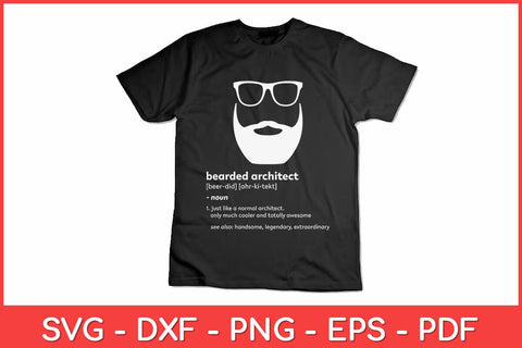 Bearded Architect Funny Beard Joke Architecture Svg Design SVG artprintfile 