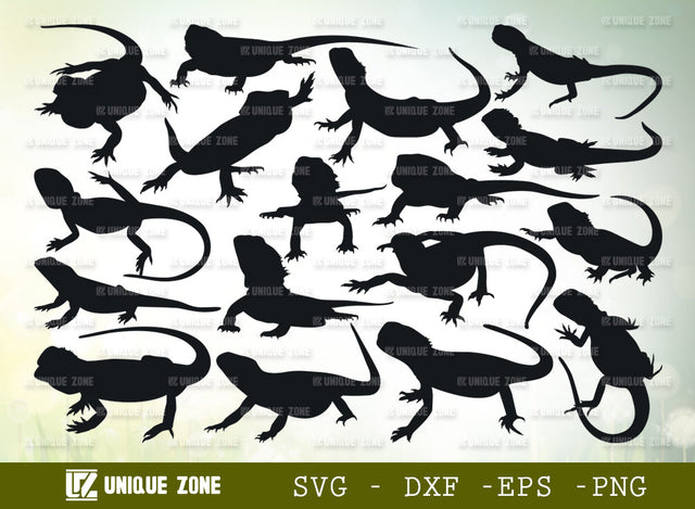 Bearded Dragon SVG Bundle, Bearded Svg, Dragon Svg, Reptile Svg, Lizard Svg, Animal Svg, Beardie Mom Svg, Beardy Lover Svg, SVG Unique Zone 