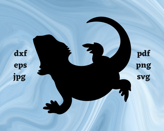 Bearded Dragon SVG Cut File SVG Northern Light SVG 