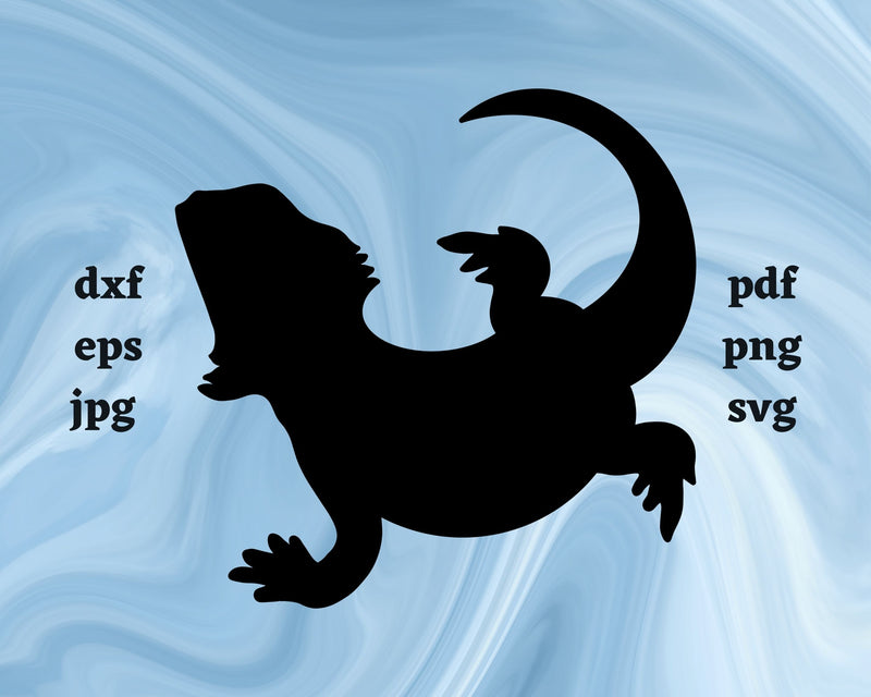 Bearded Dragon SVG Cut File SVG Northern Light SVG 