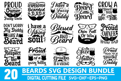 beards svg design bundle SVG sk.swapon Roy 
