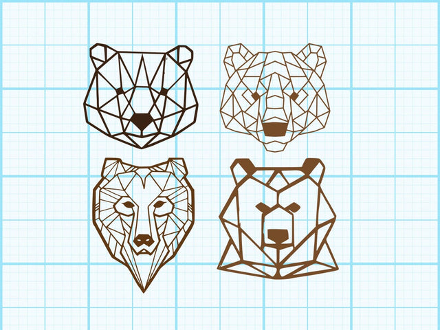 Bears Geomatical Svg Sublimation Johan Ru designs 