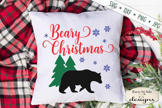 Beary Christmas - Trees - Snowflakes - SVG SVG Ewe-N-Me Designs 