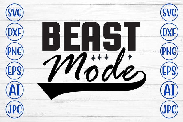 Beast Mode SVG Cut File SVG Syaman 