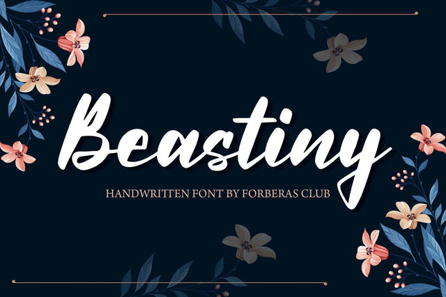 Beastiny Font Forberas 