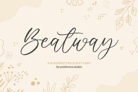 Beatways Font Aestherica Studio 