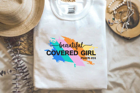 Beautiful Covered Girl Psalm 91:4 Sublimation Jagonath Roy 