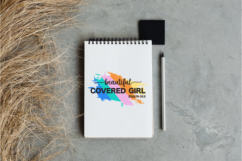 Beautiful Covered Girl Psalm 91:4 Sublimation Jagonath Roy 