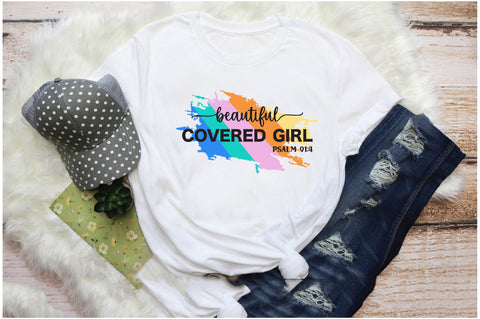 Beautiful Covered Girl Psalm 91:4 Sublimation Jagonath Roy 