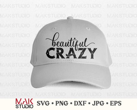 Beautiful crazy svg, Beautiful crazy png, Beautiful crazy dxf, Country svg, Western svg SVG MAKStudion 