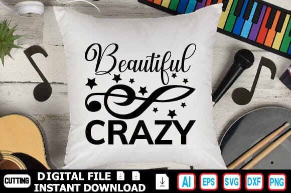 Beautiful Crazy SVG Craftlabsvg24 