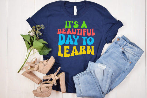 Beautiful Day to Learn I Teacher Sublimation I Teacher PNG Sublimation Happy Printables Club 