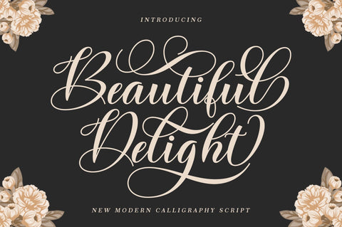 Beautiful Delight Font IRF Lab Studio 