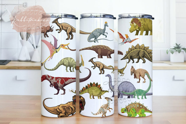 Beautiful Dinosaur 2 File Png,Dinosaur Tumbler design PNG, Designs Dinosaur Tumbler,Tapered Tumbler Design Sublimation Rabbitmakies 