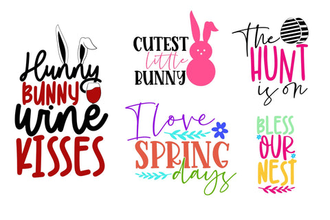 Beautiful Easter & Spring Season SVG Bundle - 25 Design SVG CoralCutsSVG 