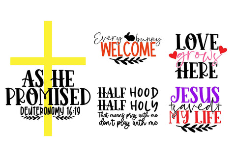 Beautiful Easter & Spring Season SVG Bundle - 25 Design SVG CoralCutsSVG 
