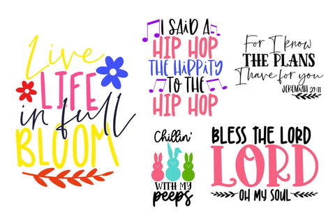 Beautiful Easter & Spring Season SVG Bundle - 25 Design SVG CoralCutsSVG 