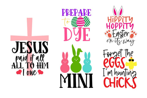 Beautiful Easter & Spring Season SVG Bundle - 25 Design SVG CoralCutsSVG 