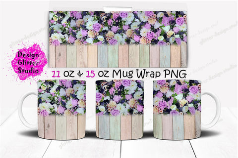 Beautiful Flowers bouquet Mug Sublimation Design,Wedding mug wrap,Floral Mug Wrap Design,Tea Mug Template,Elegant Mug Sublimation Template Sublimation ArtStudio 