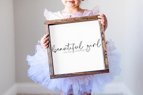 Beautiful Girl You Can Do Amazing Things SVG SVG So Fontsy Design Shop 