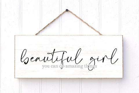 Beautiful Girl You Can Do Amazing Things SVG SVG So Fontsy Design Shop 