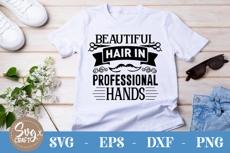 Beautiful Hair in Professional Hands SVG cut file SVG Svgcraft 