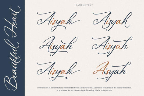 Beautiful Heart Font Garisman Studio 