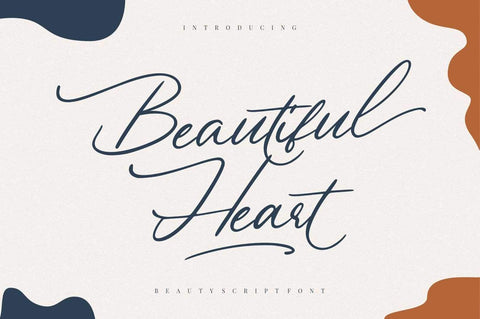Beautiful Heart Font Garisman Studio 