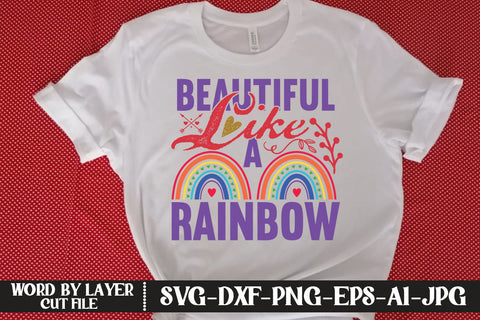 Beautiful Like A Rainbow SVG DESIGN SVG MStudio 