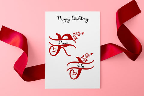 Beautiful Monogram Font Prasetya Letter 