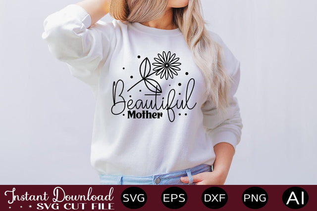 Beautiful Mother svg design SVG designmaster24 