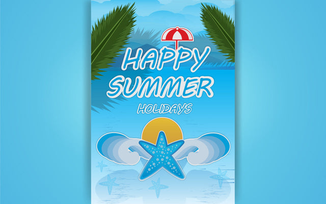 Beautiful summer on tropical beach SVG naemmiah021 