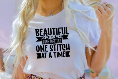 Beautiful things come together one stitch at a time SVG SVGista 
