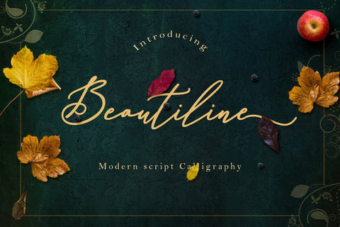 Beautiline Script Font Sulthan studio 