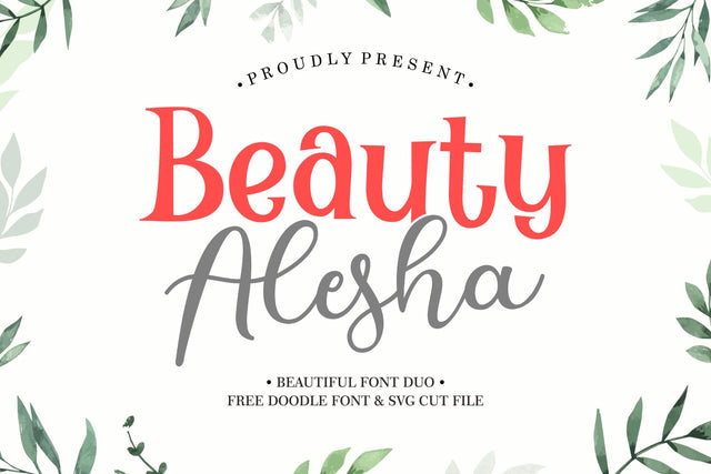 Beauty Alesha Font Holydie Studio 