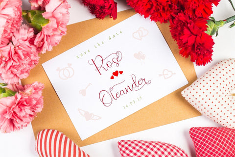 Beauty and Love Font Duo Font PutraCetol Studio 