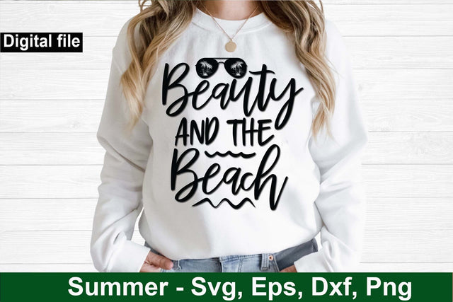 beauty and the beach 2 svg, Sunshine svg, Summer vibes svg, Summer t shirt svg, Vacation Svg, Ocean Svg Svg, Beach Svg, Beach t shirt svg, Summer mug svg, Beach time svg, Summer Cut Files, Hello summer svg, Lake time SVG Isabella Machell 