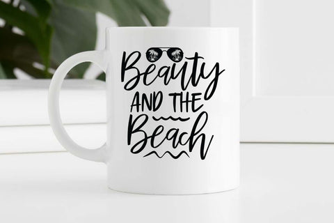 beauty and the beach 2 svg, Sunshine svg, Summer vibes svg, Summer t shirt svg, Vacation Svg, Ocean Svg Svg, Beach Svg, Beach t shirt svg, Summer mug svg, Beach time svg, Summer Cut Files, Hello summer svg, Lake time SVG Isabella Machell 