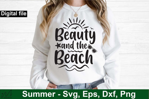 beauty and the beach svg, Sunshine svg, Summer vibes svg, Summer t shirt svg, Vacation Svg, Ocean Svg Svg, Beach Svg, Beach t shirt svg, Summer mug svg, Beach time svg, Summer Cut Files, Hello summer svg, Lake time SVG Isabella Machell 