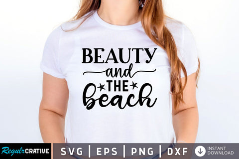 Beauty and the beach SVG SVG Regulrcrative 