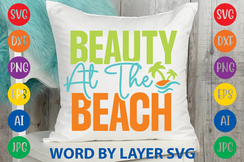 Beauty At The Beach, Beach SVG Design SVG Rafiqul20606 