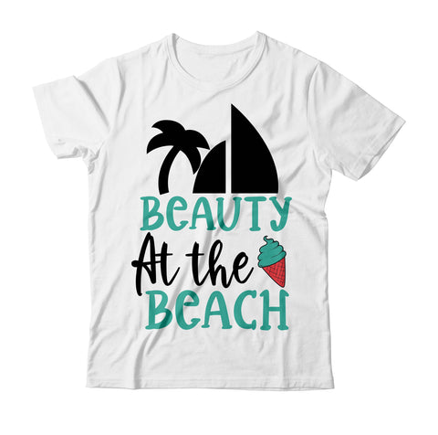 Beauty At the beach SVG Cut File , Summer SVG Quotes SVG BlackCatsMedia 