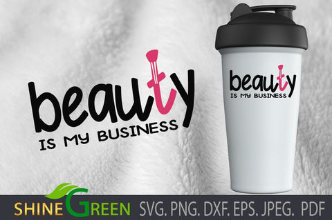 Beauty Business SVG - Women, Girls, Youtubers SVG Shine Green Art 