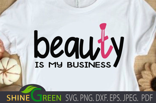 Beauty Business SVG - Women, Girls, Youtubers SVG Shine Green Art 