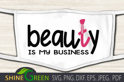 Beauty Business SVG - Women, Girls, Youtubers SVG Shine Green Art 