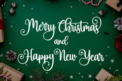 Beauty Christmas Font Mozarella 