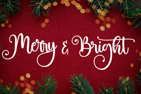 Beauty Christmas Font Mozarella 