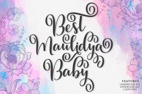 Beauty Delya Font Studio Natural Ink 