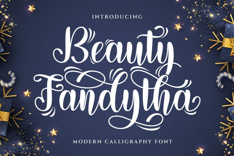 Beauty Fandytha Script Font Font Graphicxell 