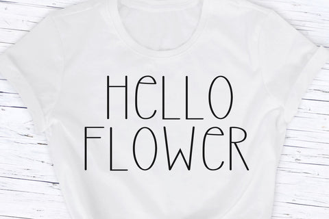 Beauty Flower Font Chamsae Studio 